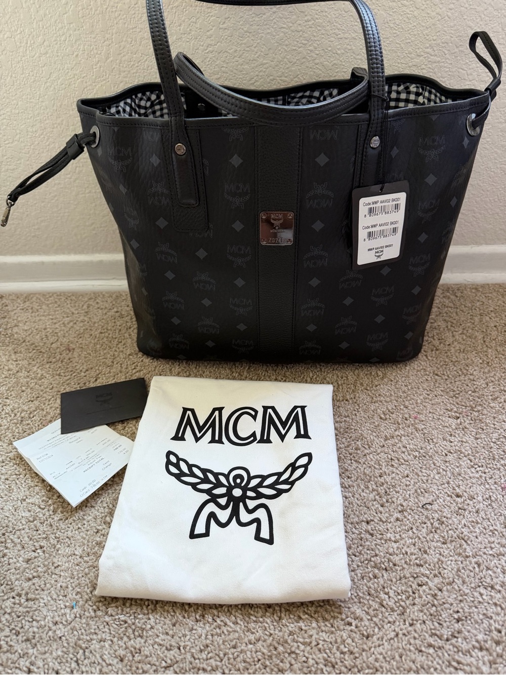 MCM Reversible Liz Shopper Tote